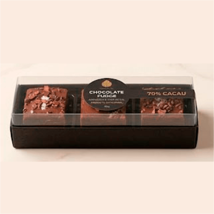 Fudge Artesanal Flor de Sal — Caixa Trio